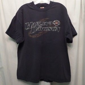 Mens 2006 Harley Davidson T-Shirt Manatee River Bradenton Florida Alligator XL